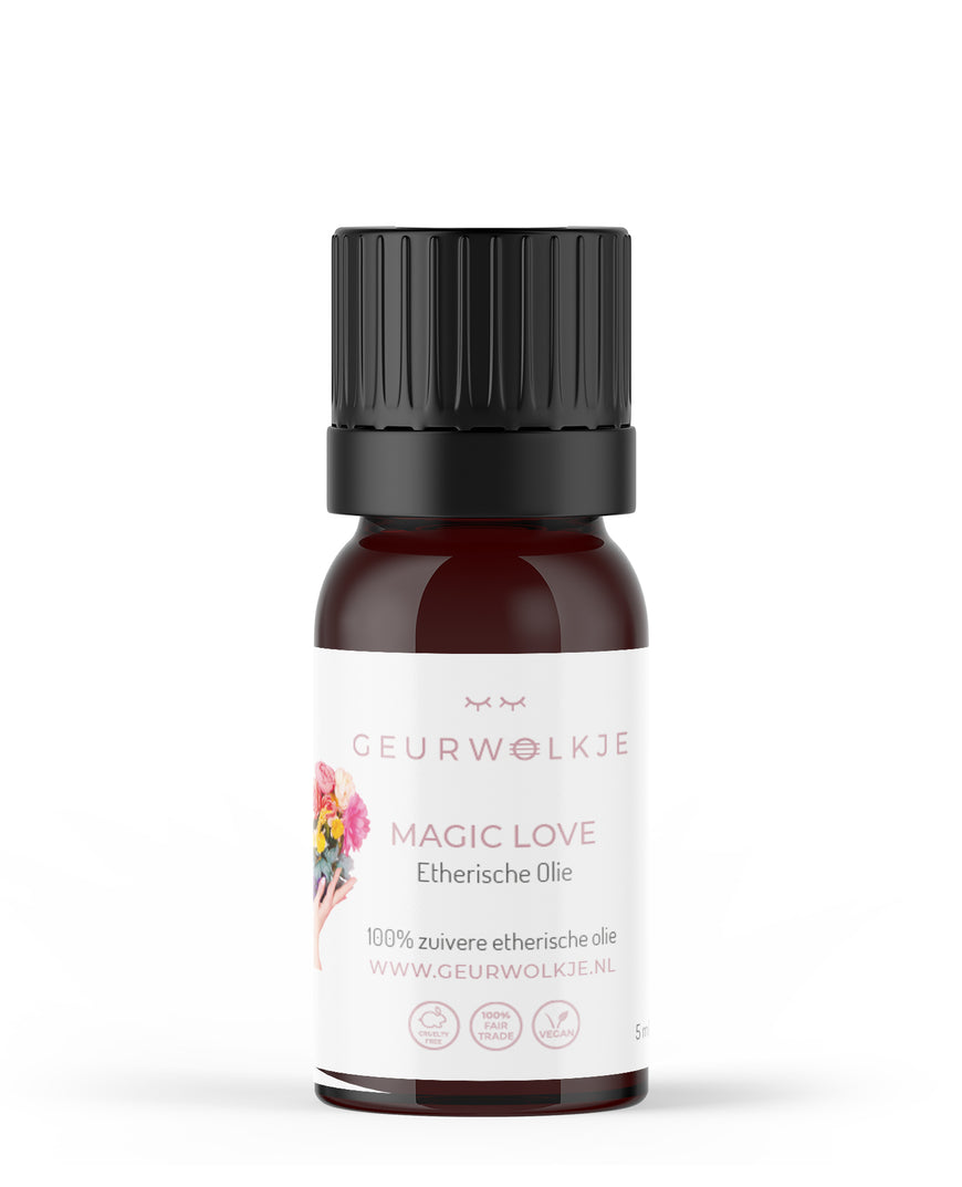 Magic Love - Geurwolkje® Blend - 100% Etherische Olie - 5 en 10 ml