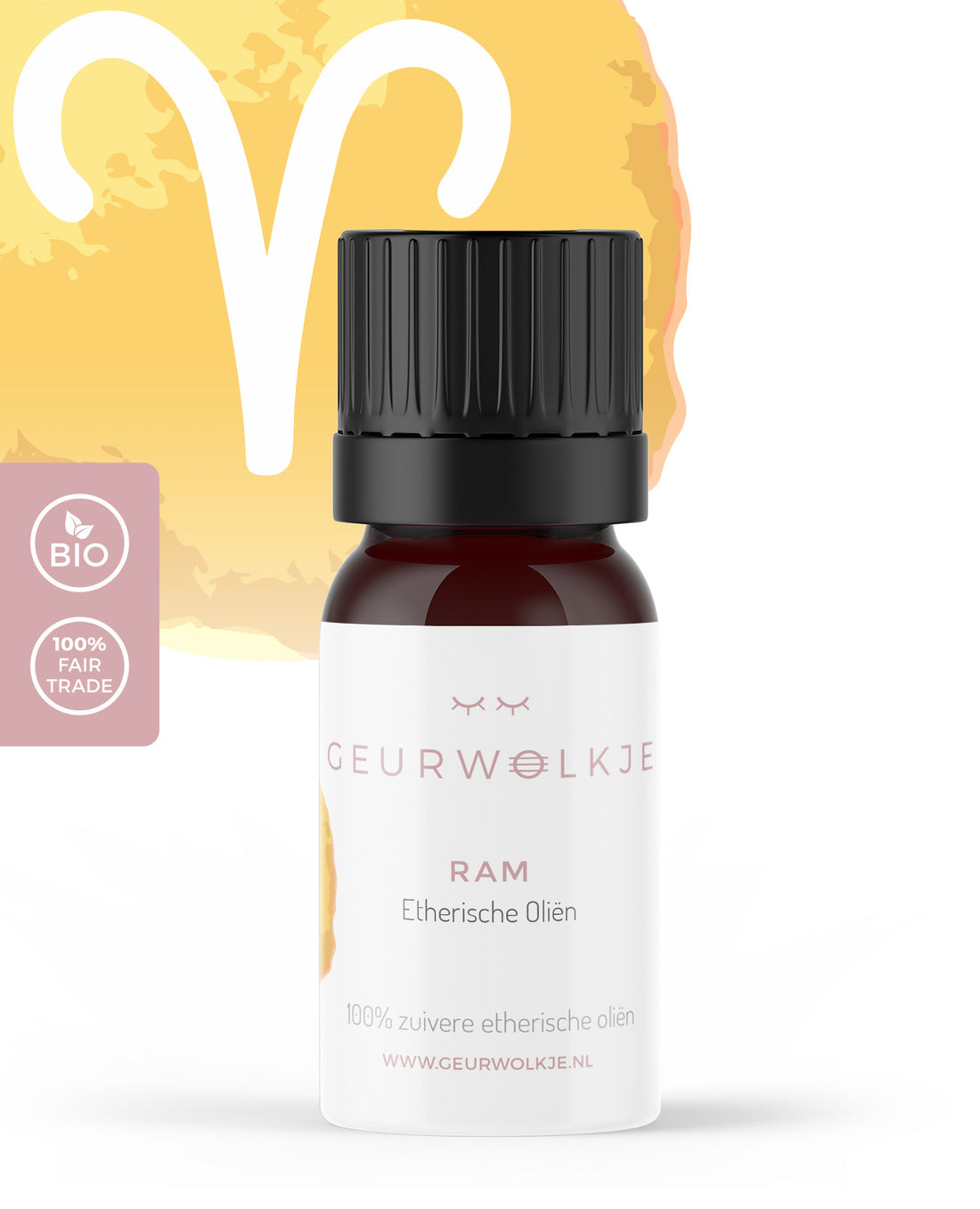 Aries / Ram (21 maart - 20 april) - Geurwolkje® Blend - 100% Etherische Olie - 5 ml