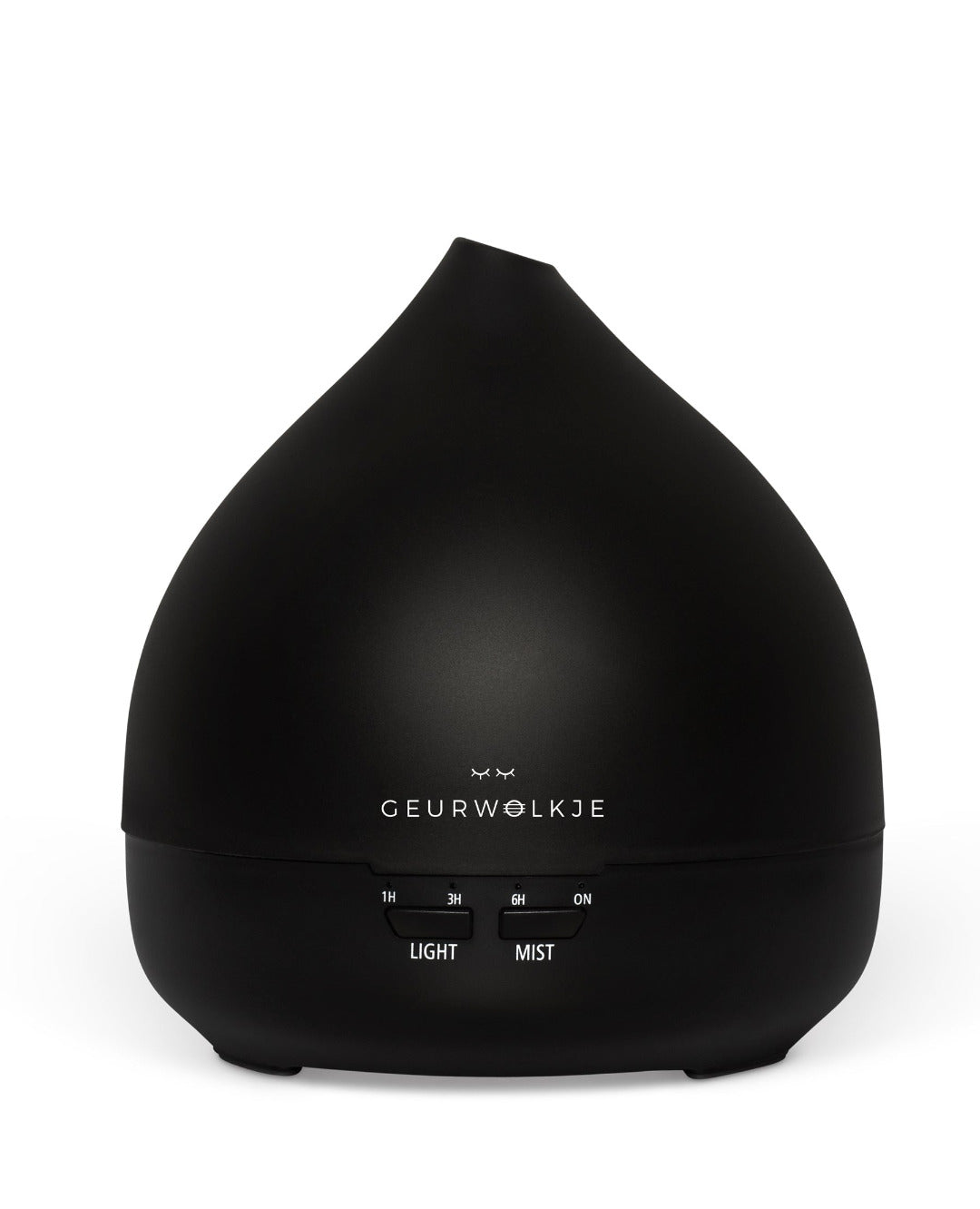 Geurwolkje Aroma Diffuser in mat zwart Unity 2.0, perfect voor geurverspreiding.