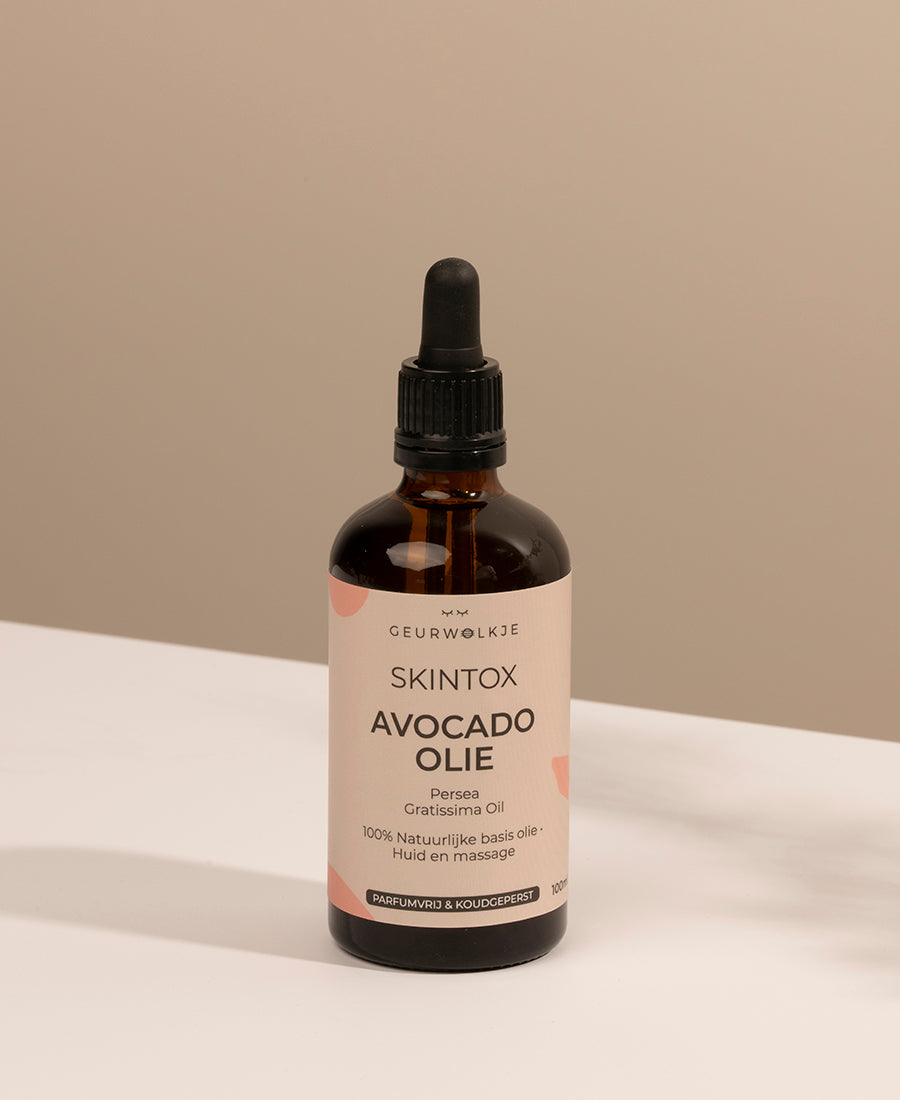 Geurwolkje® Skintox Avocado-olie 100% Natuurlijke basisolie 100ml