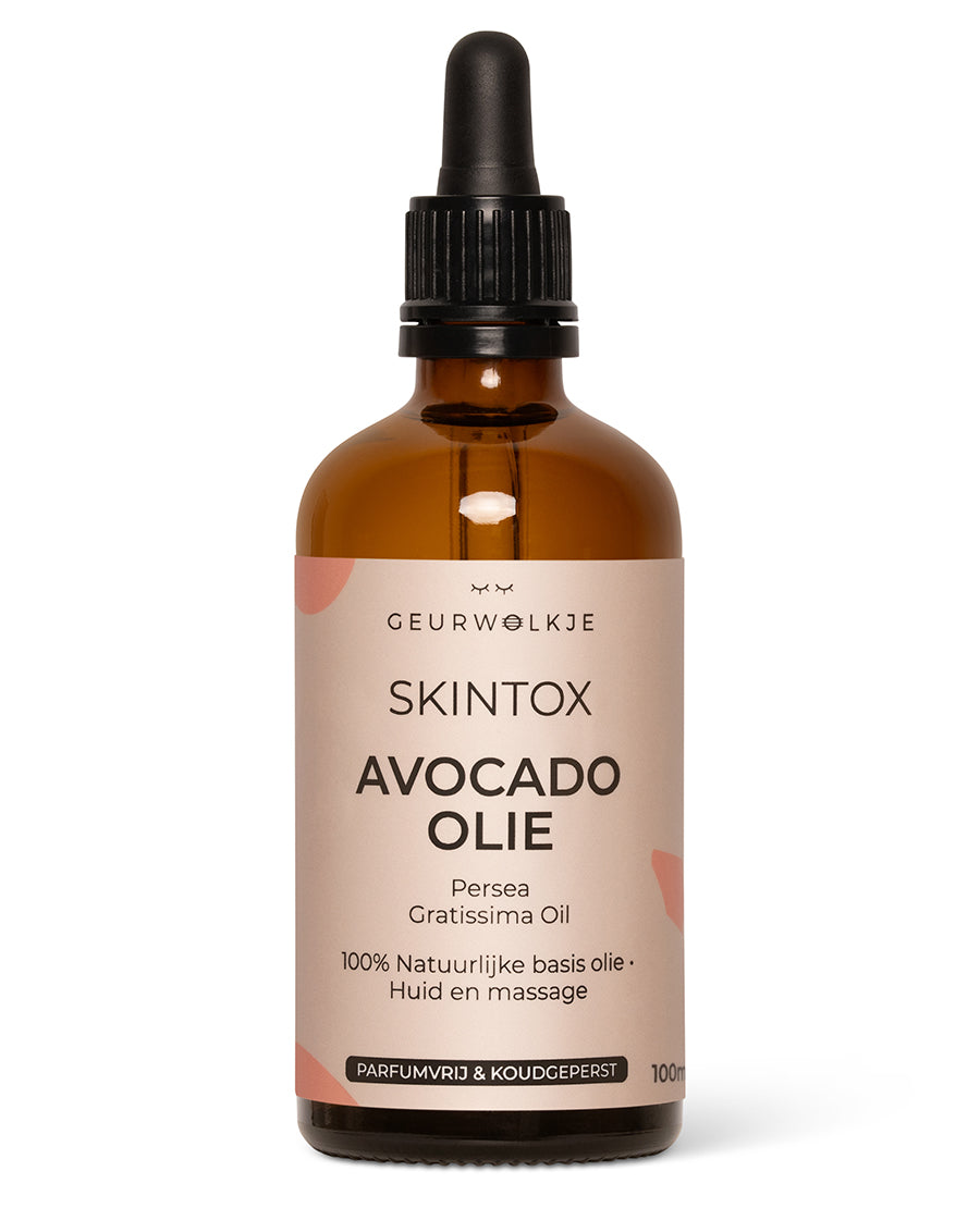 Geurwolkje® Skintox Avocado-olie 100% Natuurlijke basisolie 100ml