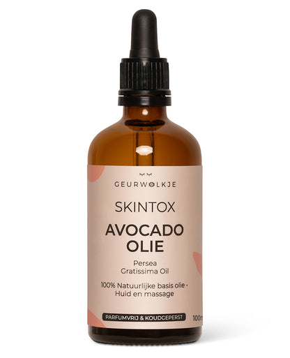 Geurwolkje® Skintox Avocado-olie 100% Natuurlijke basisolie 100ml