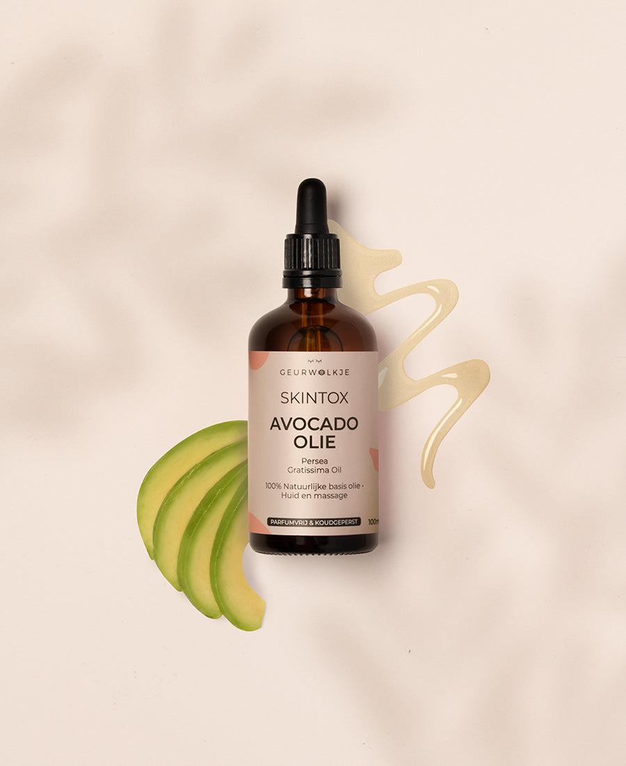 Geurwolkje® Skintox Avocado-olie 100% Natuurlijke basisolie 100ml