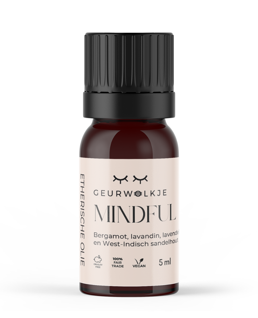 Mindful, Etherische Olie, Geurwolkje Blend, Blend, Vegan, Fair Trade, Geurwolkje