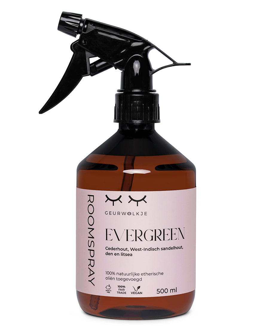 geurwolkje roomspray evergreen 500ml