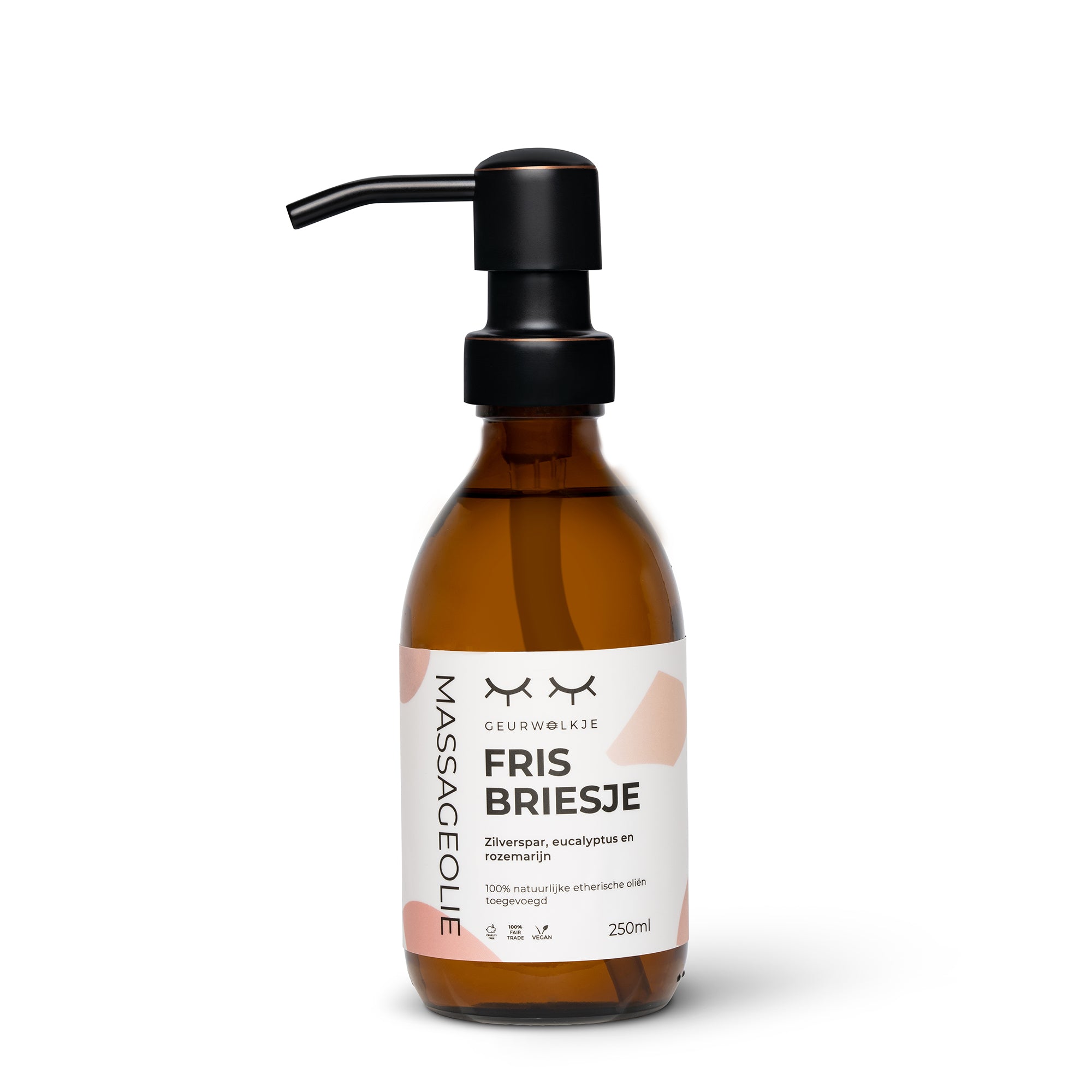 Natuurlijke massage olie - Fris Briesje -  250 en 500 ML