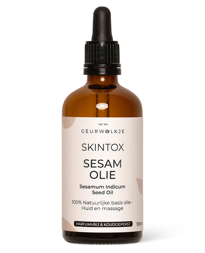 Geurwolkje® Skintox - Sesam olie 100% natuurlijke basisolie 100 ml